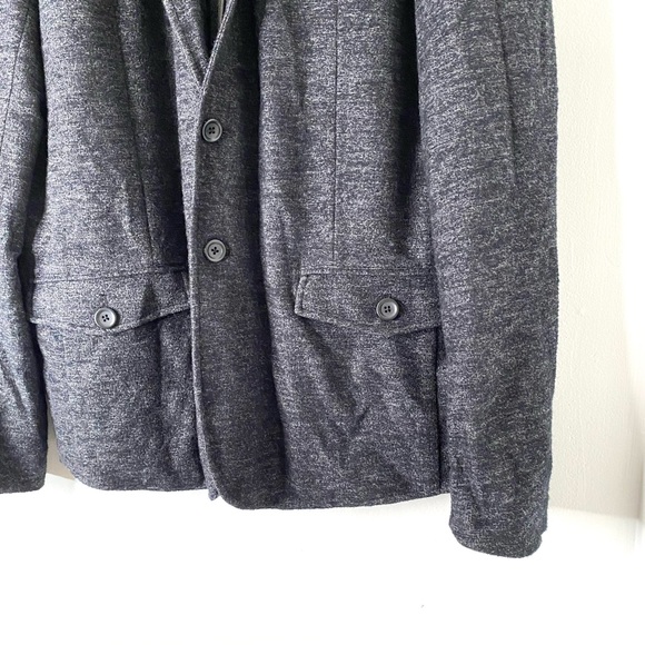 Robert Barakett Dark Grey Wool Blend Blazer - Picture 3 of 12